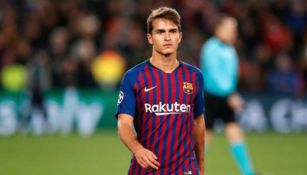 Denis Suárez durante un partido con el Barcelona 