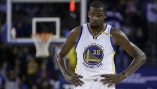 Kevin Durant, durante un juego de los Warriors