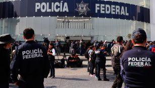 Policía Federal, durante protesta