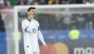 Lionel Messi tras el partido ante Chile