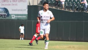 Fernando Gorriarán, en un partido de Santos