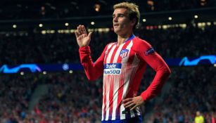 Griezmann, en festejo con el Atlético