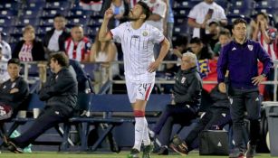 Oribe Peralta, en su primer juego con Chivas 