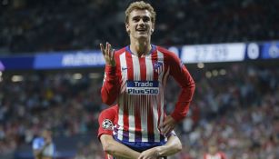 Antoine Griezmann celebra una anotación 