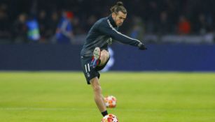 Bale en un entrenamiento del Real Madrid 