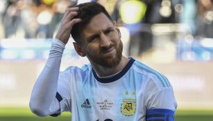 Messi, previo al duelo ante Chile de la pasada Copa América