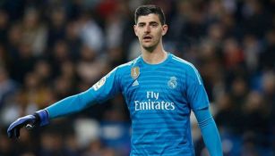 Thibaut Courtois, durante un juego con el Real Madrid