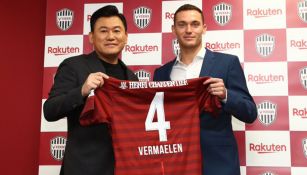 Vermaelen, presentado con el Vissel Kobe