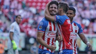 Antonio Briseño celebra su gol ante Tigres