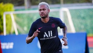 Nerymar, en una práctica con el PSG