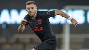 Héctor Herrera, durante un duelo con el Atlético de Madrid 