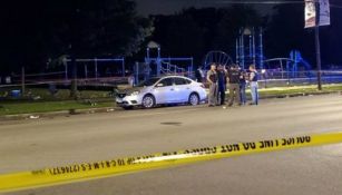 La zona acordonada en Chicago tras el tiroteo