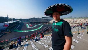 Afición presente en el Autódromo Hermanos Rodríguez 