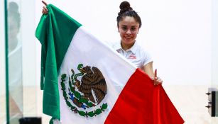 Paola Longoria tras conquistar el Oro en Panamericanos 
