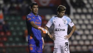 Antonny Monreal y Jordi Cortizo durante el partido