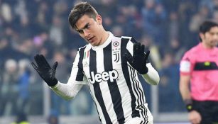 Paulo Dybala durante un partido con la Juventus