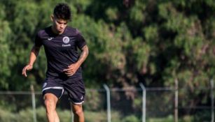 Shayr Mohamed, en un entrenamiento del San Luis