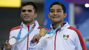 Kevin Berlín e Ivan García con sus medallas de Lima 2019 