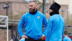 Daniele De Rossi en una práctica del Boca