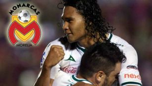 'Gullit' Peña celebra una anotación 