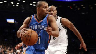 Sebastian Telfair, como jugador del Oklahoma City Thunder