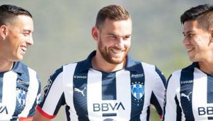 Vincent Janssen, en la práctica de Rayados