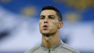 Cristiano, previo a un partido de Portugal