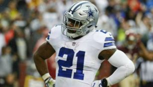 Ezekiel Elliott, durante un partido con Dallas