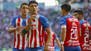 Chivas celebra una anotación frente a León