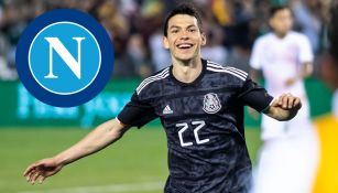 El Chucky Lozano en un partido con Selección Mexicana