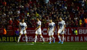 Jugadores de Pumas se lamentan tras derrota ante Xolos 