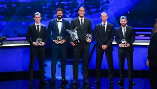 Virgil Van Dijk y los jugadores reconocidos por UEFA