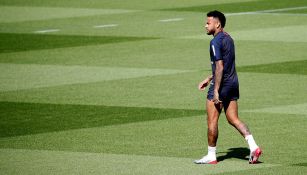 Neymar, tras entrenamiento con Real Madrid