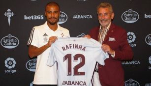 Rafinha en su presentación como jugador del Celta de Vigo