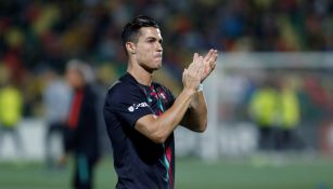 CR7 aplaude a la afición que lo apoya