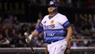 Japhet Amador, durante un juego de los Charros