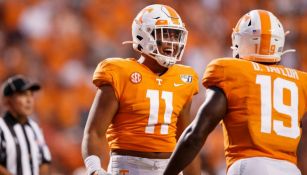 Jugadores de Tennessee Volunteers, en festejo