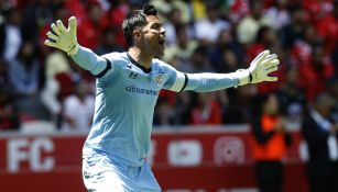 Alfredo Talavera durante un juego del Toluca