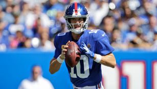 Eli Manning en un partido con los NY Giants