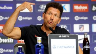 Diego Simeone en conferencia de prensa