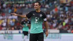 Rafael Márquez durante un partido de homenaje