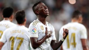 Vinicius llora tras anotar gol con el Real Madrid