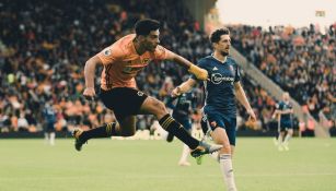 Raúl Jiménez durante el partido ante Watford