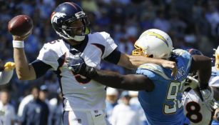 Joe Flacco, en el partido contra Chargers