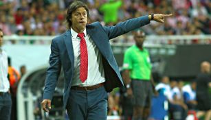 Matías Almeyda cuando dirigía a Chivas