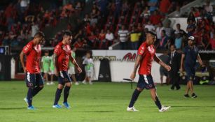 Jugadores del Veracruz, en lamento tras partido