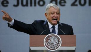 AMLO, durante una conferencia de prensa