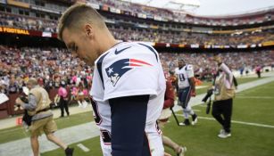 Brady, después de un partido de Patriots