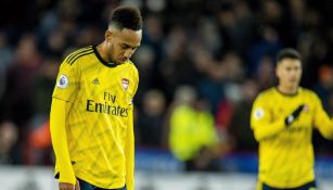 Aubameyang cabizbajo tras perder ante el Sheffield 