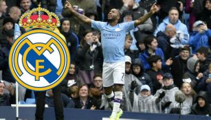 Raheem Sterling festeja gol con Manchester City